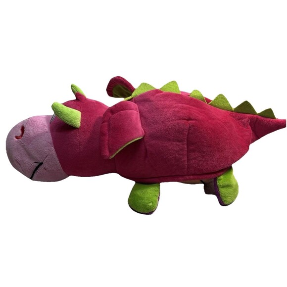 Flip A Zoo Plush Daphne Dragon flips to Thea Unicorn Huggable, Lovable Toy - Picture 2 of 14